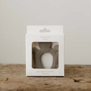 Polynesian Turtle Teether | Olive