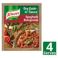 Knorr Dry Cook in Sauce Spaghetti Bolognaise - 2023
