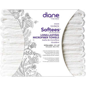 Diane: FROMM Softees White Microfiber Towels 10-Pack
