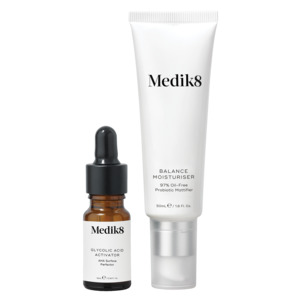 Balance Moisturiser with Glycolic Acid Activator