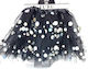 Adult TuTu With Reflective Polka Dots (L:40cm) - Black