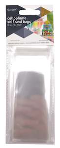 Self Seal Cellophane Bags (5x10cm) 50PK - Clear