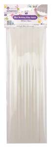 Craft: Craft Hot Glue Sticks (Dia:11mm X L:20cm) 12PK - Clear