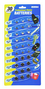 Electronics: Assorted Lithium Button Batteries 30PK