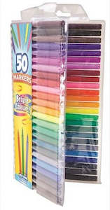 Felt Tips Ink Pens: Colouring Felt Tip Pen Set 50PK
