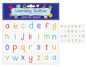 Educational Tools: Magnetic Learning Resources - Lower Case Alphabet
