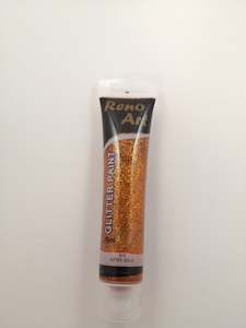 Paint Individual Tubes: #915 Reno Art Acrylic Glitter Paint (75ml) - Aztec Gold