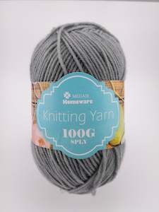 Sewing Haberdashery: #15 Knitting Yarn (110g) - Grey