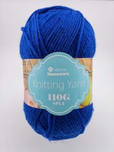 Sewing Haberdashery: #12 Knitting Yarn (110g) - Royal Blue