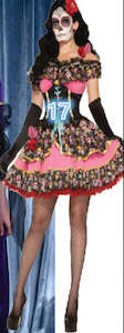 Halloween Costumes: Adult Costume - Day Of The Dead (Ladies)