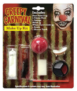 Halloween Make Up: Creepy Clown Make Up Kit