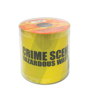 Halloween Party Decorations: Hazard Warning Toilet Paper (30M)