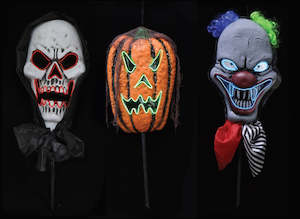 Halloween Party Decorations: Light Up Horror Lawn Stakes (31cm)