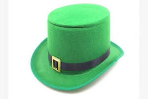 St Patricks Day: St Patrick's Day Top Hat With Buckle