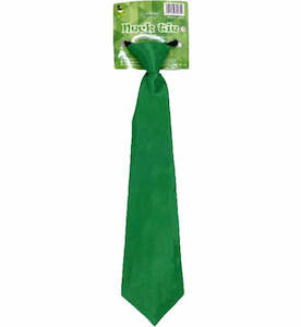 St Patricks Day: Dress Up Accessory - Zip Adjustable Necktie (Green)