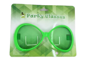 Dress Up Accessory - Disco Glasses (Green)