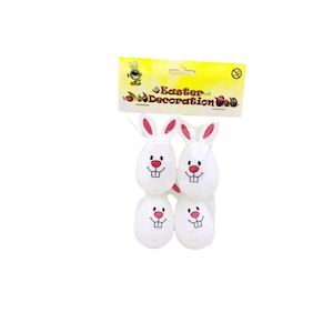 Easter: Easter Fillable Bunny Eggs (6cm) 4PK