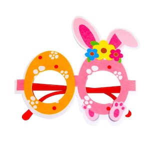 Easter: Dress Up Party Accessory - Easter Party glasses Easter Egg With Bunny