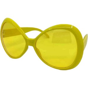 Dress Up Accessory - Disco Glasses (Yellow)