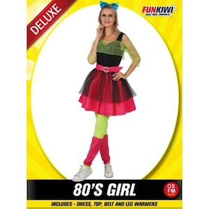 Adults Costume (Deluxe) - 80's Girl