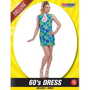 Adults Costume (Deluxe) - 60's Dress