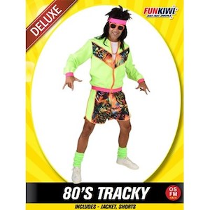 Costumes Mens: Adults Costume (Deluxe) - 80's Tracky