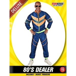 Adults Costume (Deluxe) - 80's Dealer