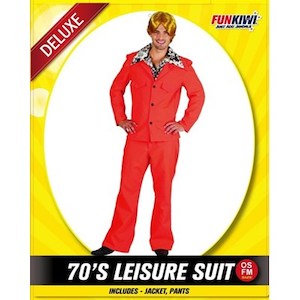 Costumes Mens: Adult Costume (Deluxe) - 70'S Leisure Suit