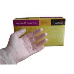 Products: Gloves (powder free) vinyl - medium (100)
