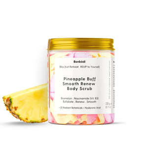 Pineapple Buff Smooth Renew Body Scrub 🍍 Bonbodi 230g / 8.11 oz