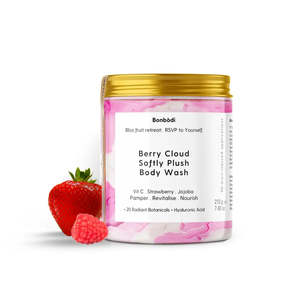 Shower Whips Washes: Berry Cloud Softly Plush Body Wash 🍓 Bonbodi
