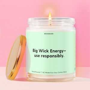 All Candles: Big Wick Energy—use responsibly.