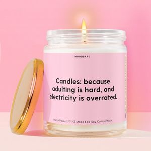 Candles: because adulting is hard, and electricity is overrated.