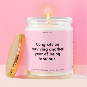 All Candles: Congrats on surviving another year of being fabulous.