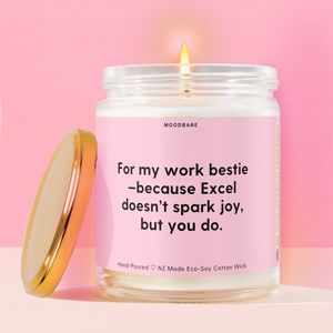 All Candles: For my work bestie—because Excel doesn’t spark joy, but you do.