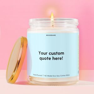 %E2%9C%8D%EF%B8%8F Custom Quote Candles %F0%9F%97%92%EF%B8%8F: Your custom quote here _ Blue!