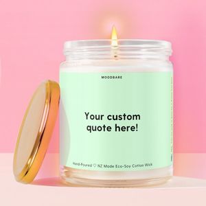 %E2%9C%8D%EF%B8%8F Custom Quote Candles %F0%9F%97%92%EF%B8%8F: Your custom quote here _ Green!