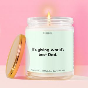 %F0%9F%8E%AA Occasions Themes Candles: It’s giving world’s best Dad.