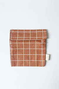 Dine: Sandwich Bag - Terracotta Check