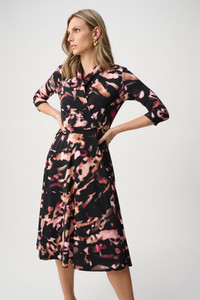 Products: Joseph Ribkoff Printed Silky Knit Fit And Flare Dress