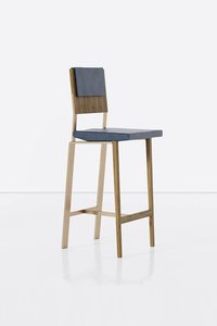 Bar Counter Stools: Salvo Barstool with Back