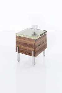 Ballena Side Cabinet with Glass Top