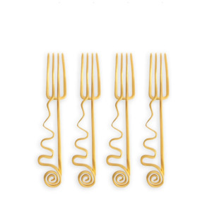 Accessories: Spirale Cocktail Forks (Set of 4)