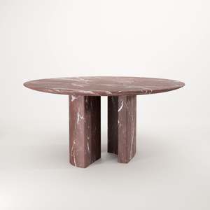 Eternel Sans Temps Dining Table Round - Albania Rosso