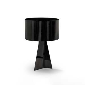 Table Lamps: Law & Disorder Table Lamp - Titanium