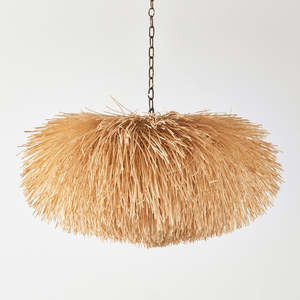 Chandeliers Pendants: Sea Urchin Pendant Natural