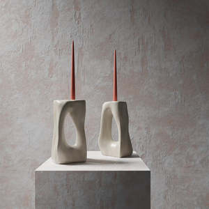 Candle Holders: Eroded Candle Sticks Plaster