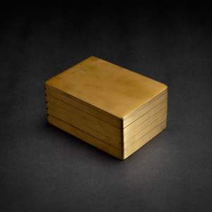 Brass Box & Wood Ring