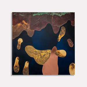 Scarlet Splendour: Skydrop Wall Art I