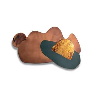 Scarlet Splendour: Cosmic Wall Accent IV